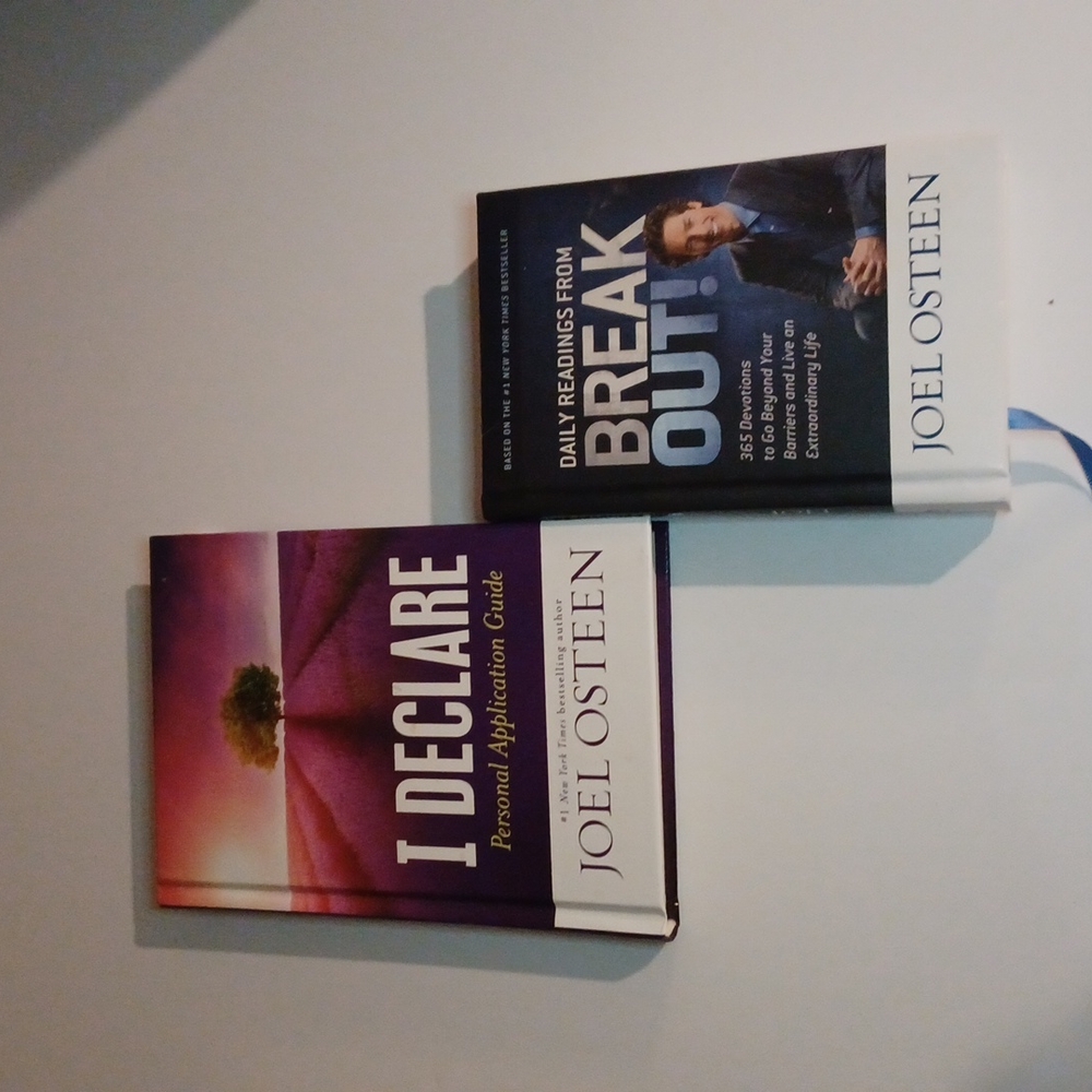 Joel Osteen I declare personal application guide& daily readings hardback